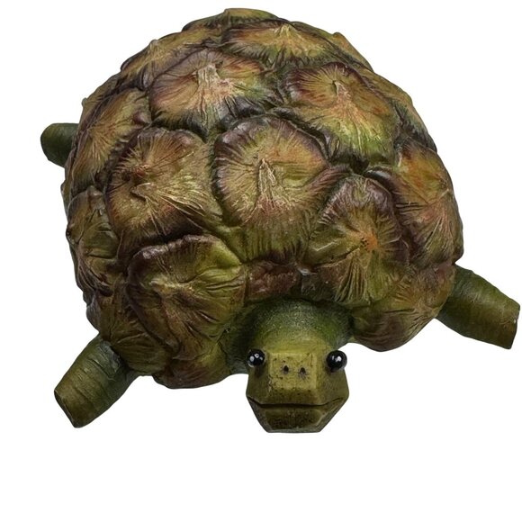 Enesco Home Grown Anthropomorphic Pineapple Turtle Fruit Figurine Tortoise 2005 - Picture 7 of 11
